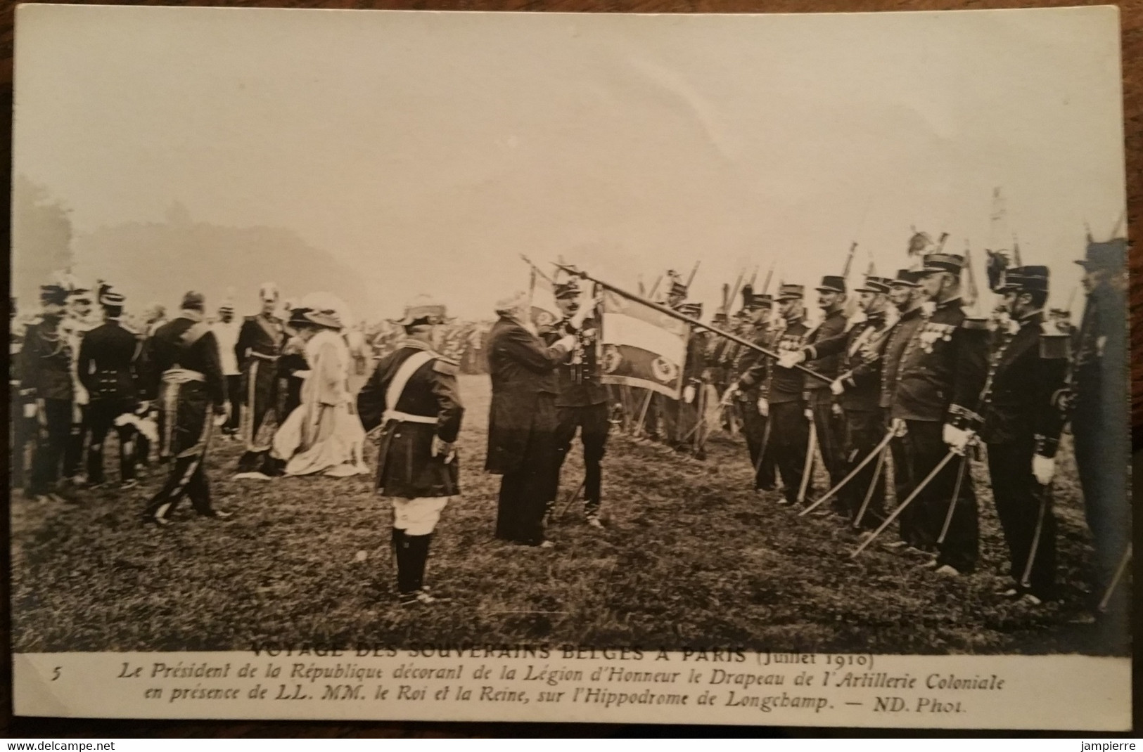 Paris - 20 CPA - Série complète sur le voyage des souverains belges à Paris - juillet 1910