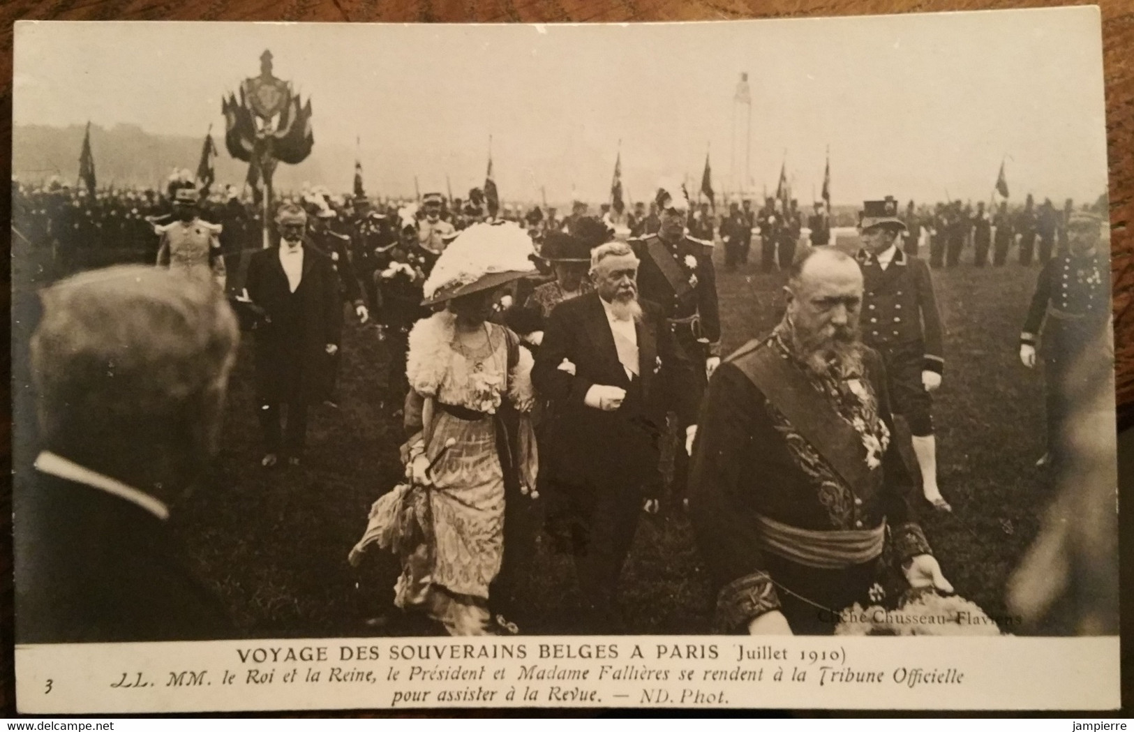 Paris - 20 CPA - Série complète sur le voyage des souverains belges à Paris - juillet 1910