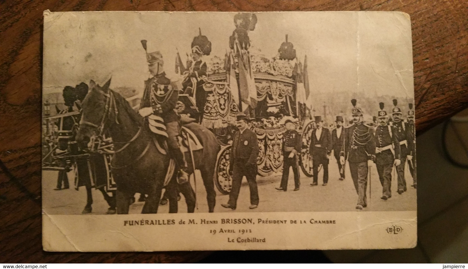 Paris - Funérailles De M. Henri Brisson, Président De La Chambre, 19 Avril 1912 - Le Corbillard - Konvolute, Lots, Sammlungen