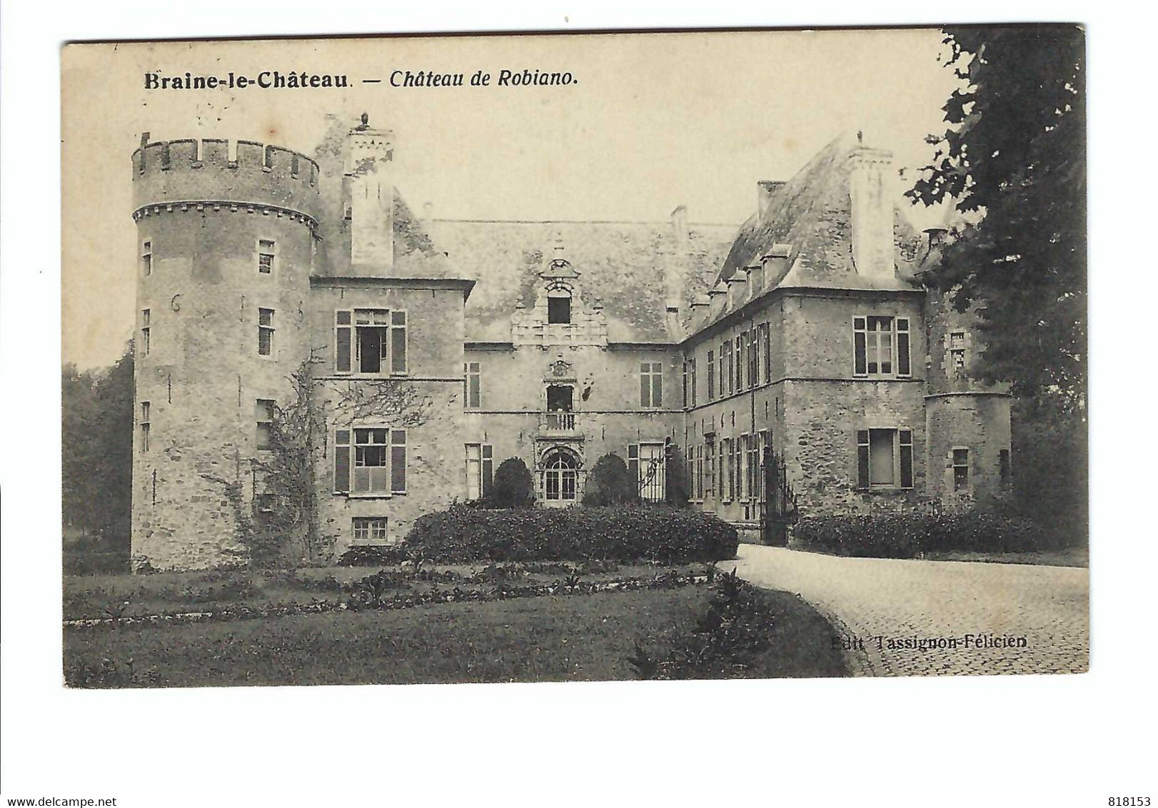Braine-le-Château - Château De Robiano 1924 - Braine-le-Chateau