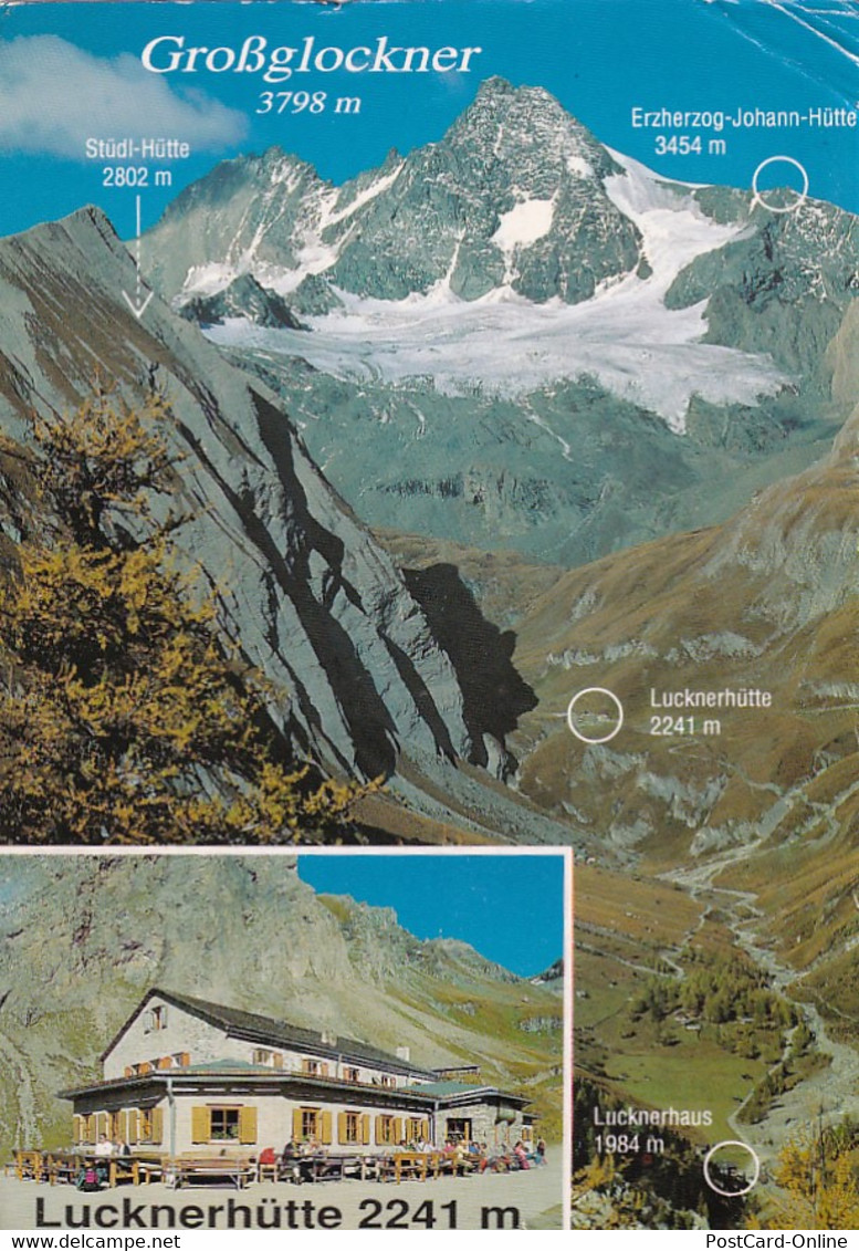 2698 - Österreich - Tirol , Kals Am Großglockner , Ködnitztal , Luckner Hütte - Gelaufen 1993 - Kals