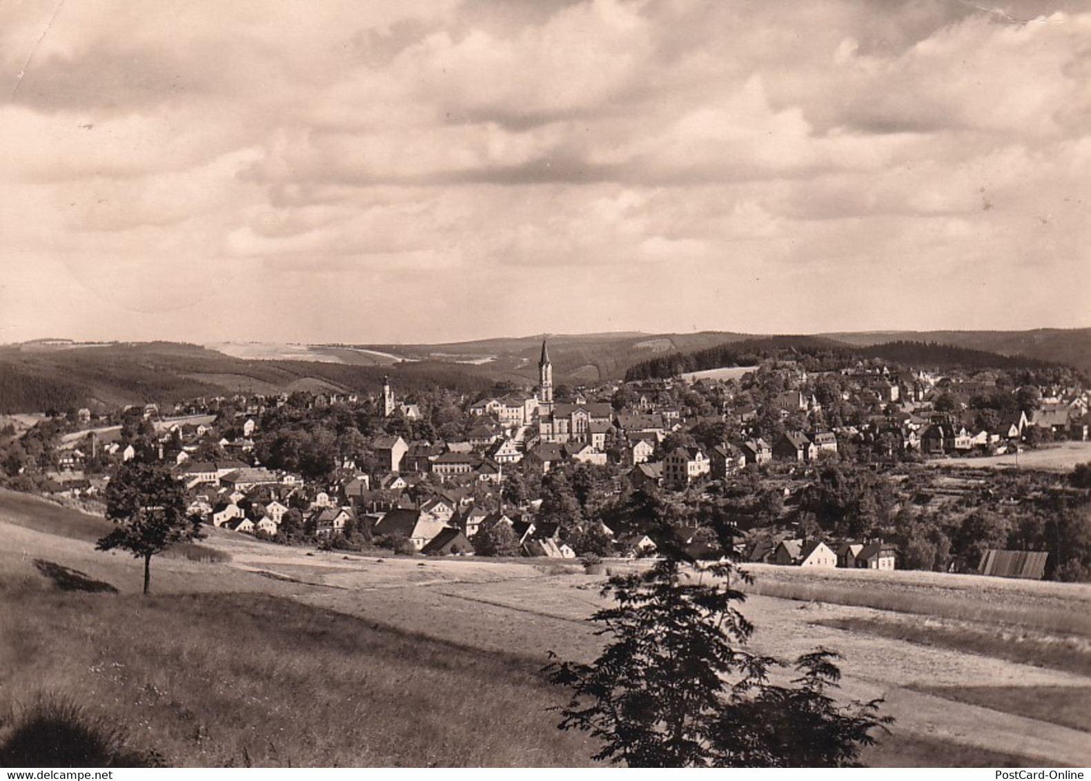 2844 - Deutschland - Eibenstock Im Erzgebirge , Panorama - Gelaufen 1984 - Eibenstock