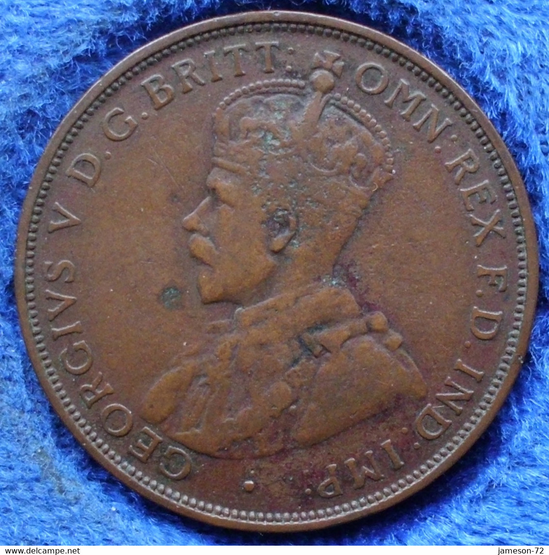 AUSTRALIA - 1 Penny 1922 KM# 23 George V (1910-1936) Bronze - Edelweiss Coins - Andere & Zonder Classificatie