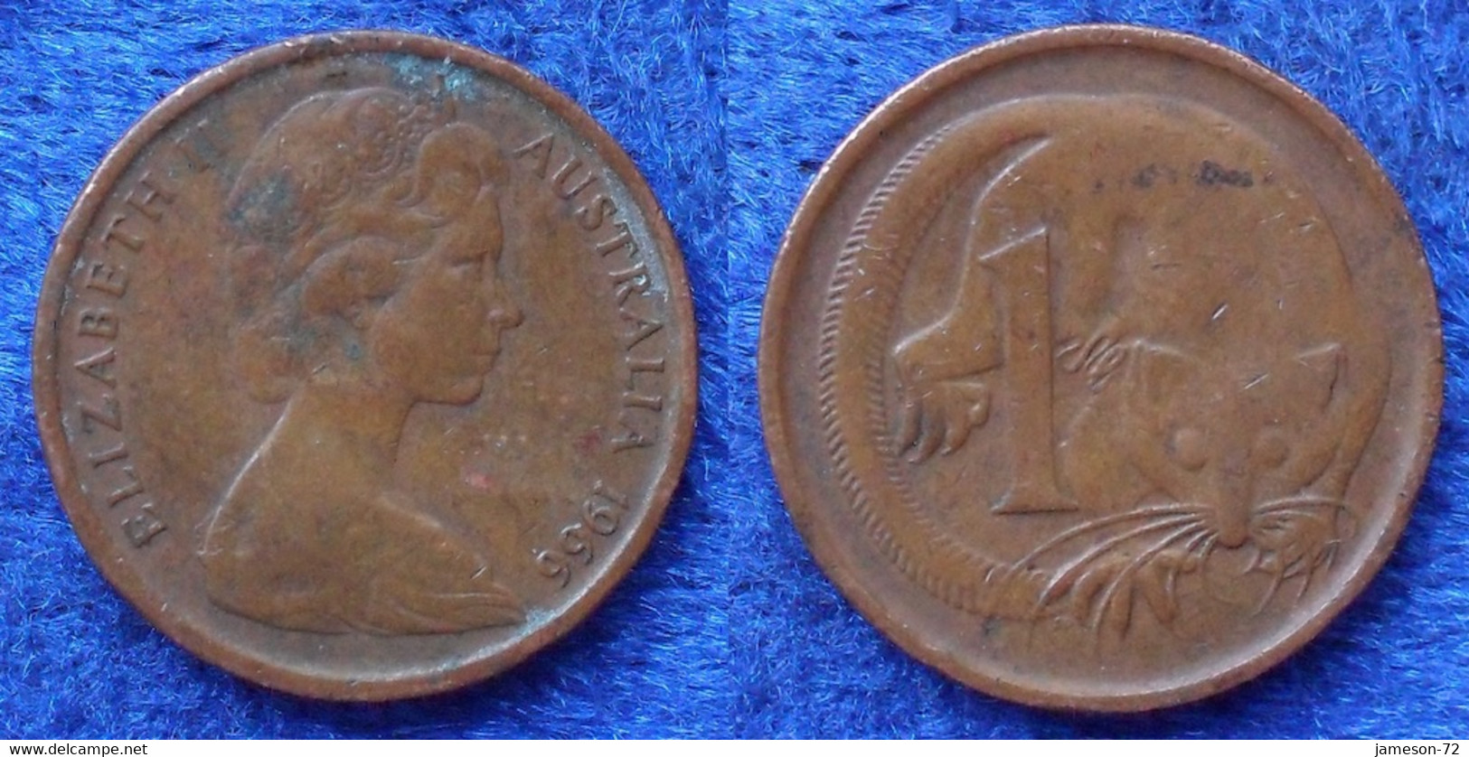 AUSTRALIA - 1 Cent 1966 KM# 62 Elizabeth II Decimal Coinage 1971 - Edelweiss Coins - Ohne Zuordnung