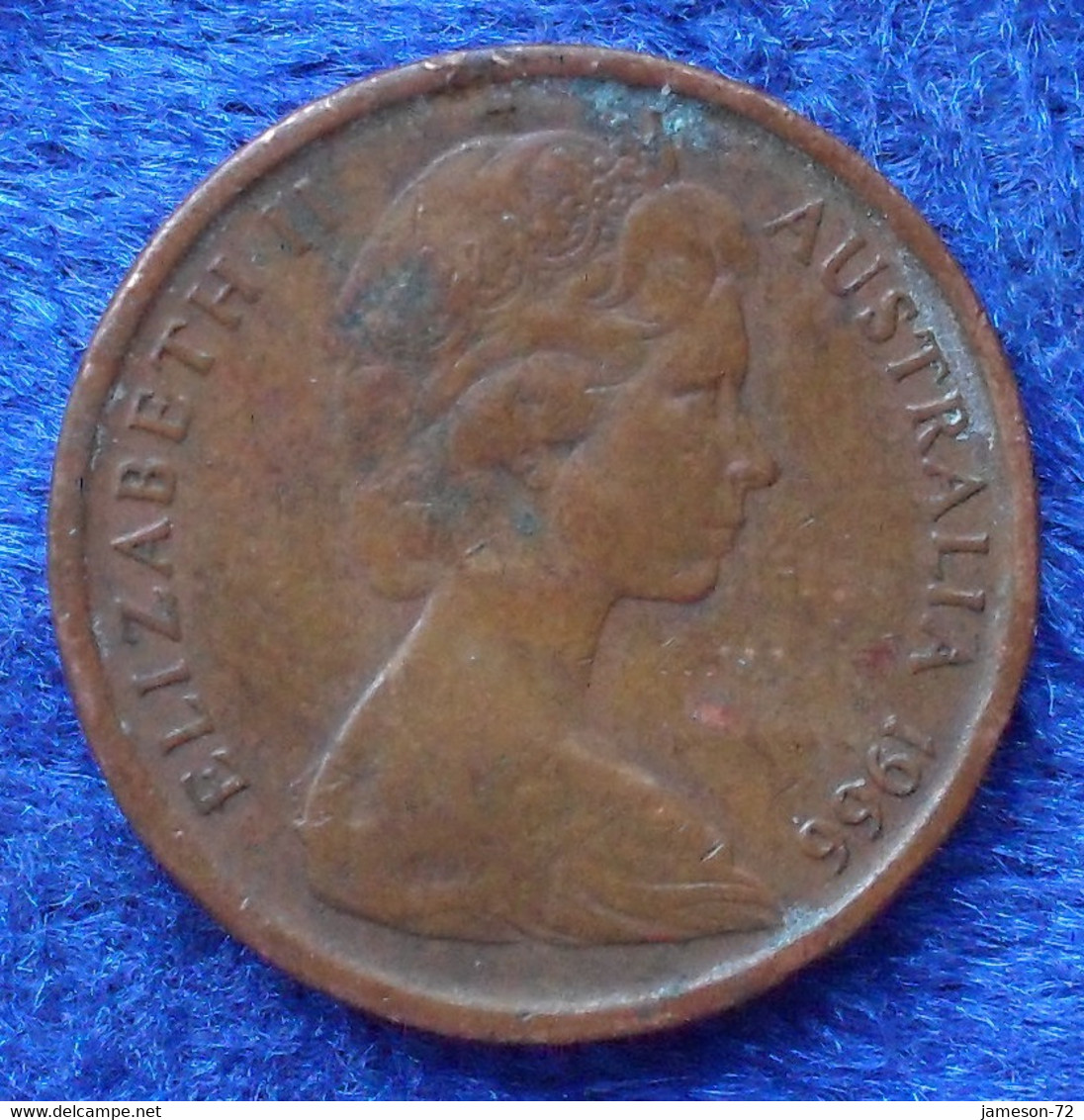 AUSTRALIA - 1 Cent 1966 KM# 62 Elizabeth II Decimal Coinage 1971 - Edelweiss Coins - Non Classés