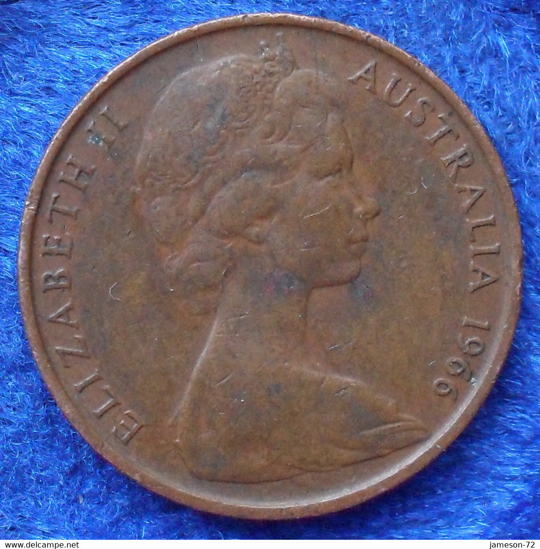 AUSTRALIA - 2 Cents 1966 Frill-necked Lizard KM# 63 Bronze - Edelweiss Coins - Ohne Zuordnung