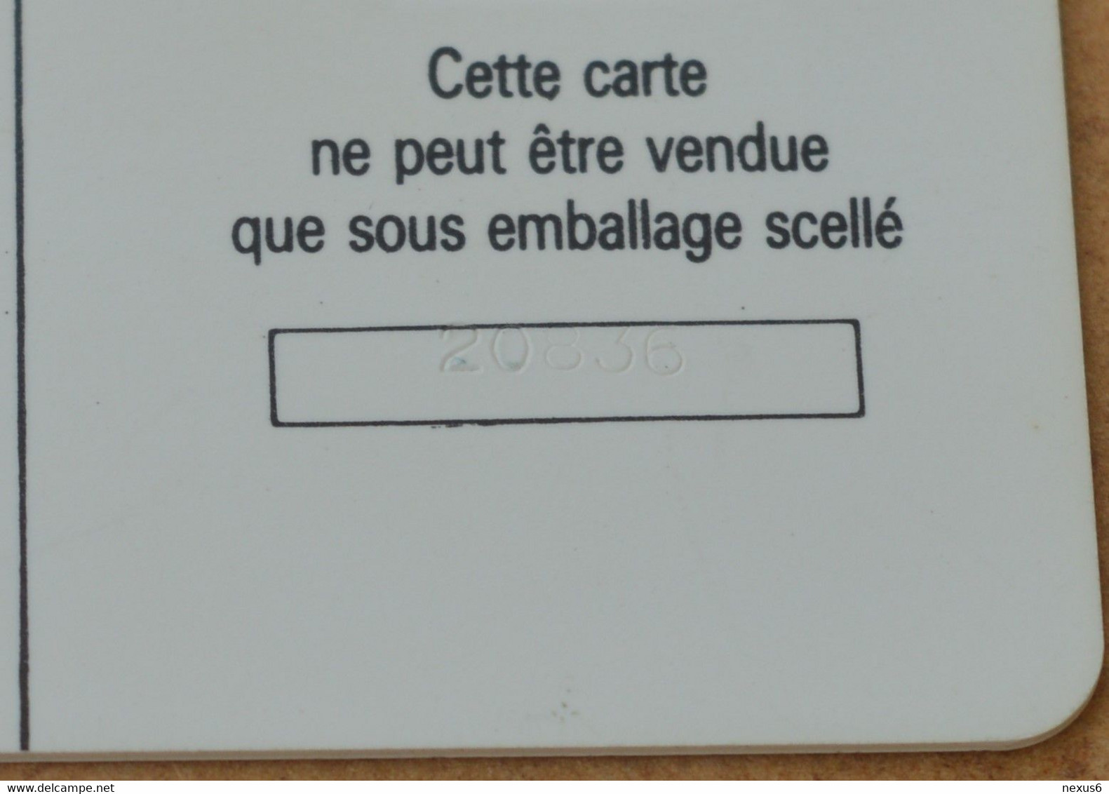 Senegal - Sonatel - Logo - 120Units, SC4 ISO, NO Transp. Moreno, CN.20836 White Embossed, Used - Sénégal