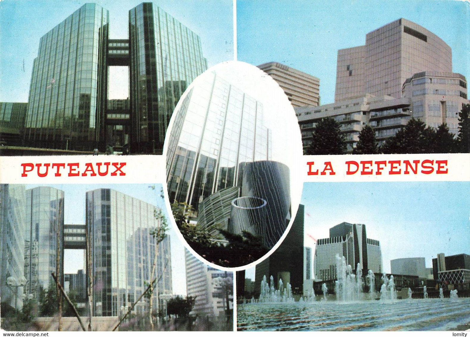 92 La Defense Puteaux Carte 5 Vues CPM Building Tour - La Defense