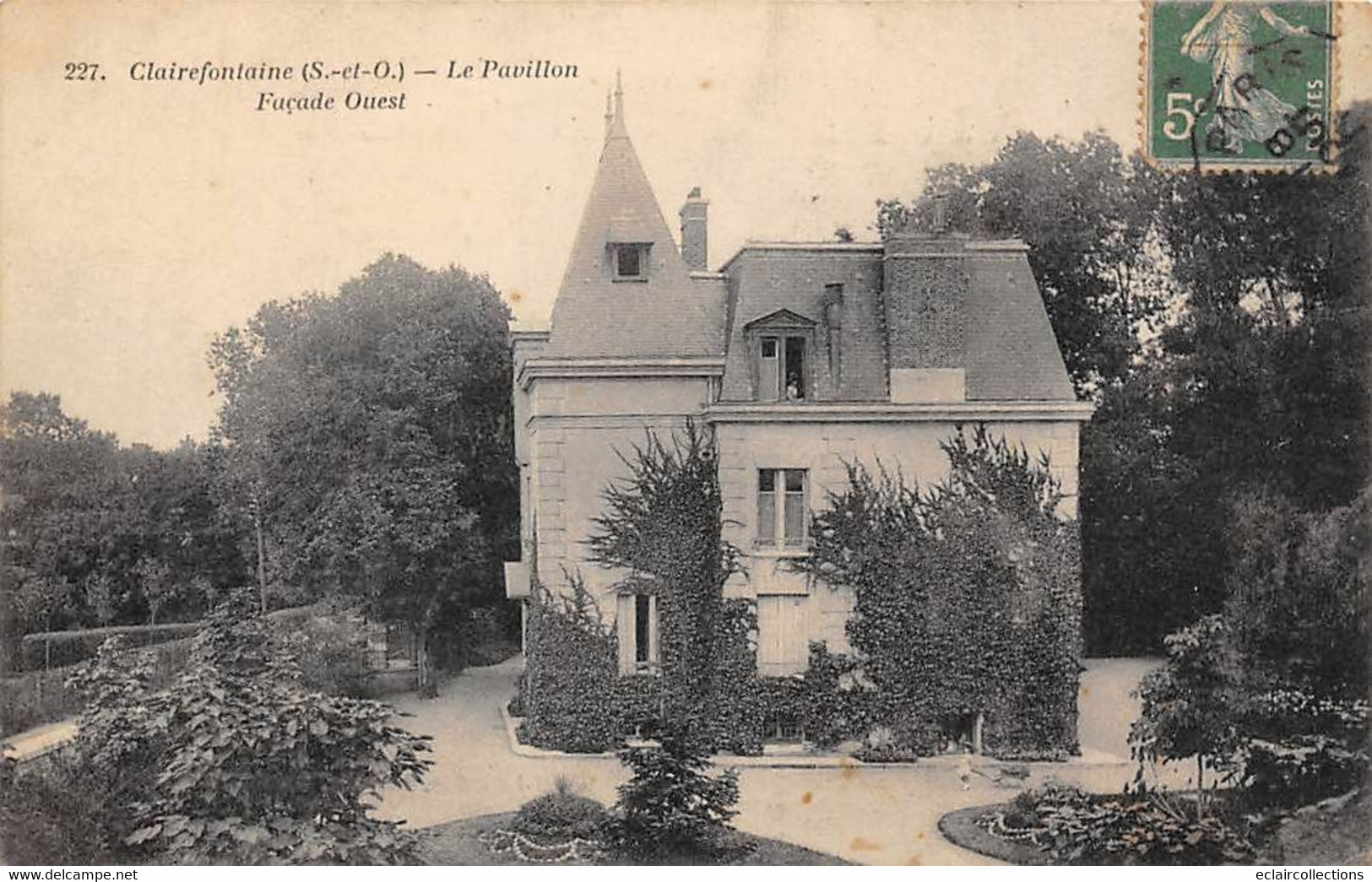 Clairefontaine       78           Le Pavillon.    Façade Ouest      (voir Scan) - Otros & Sin Clasificación