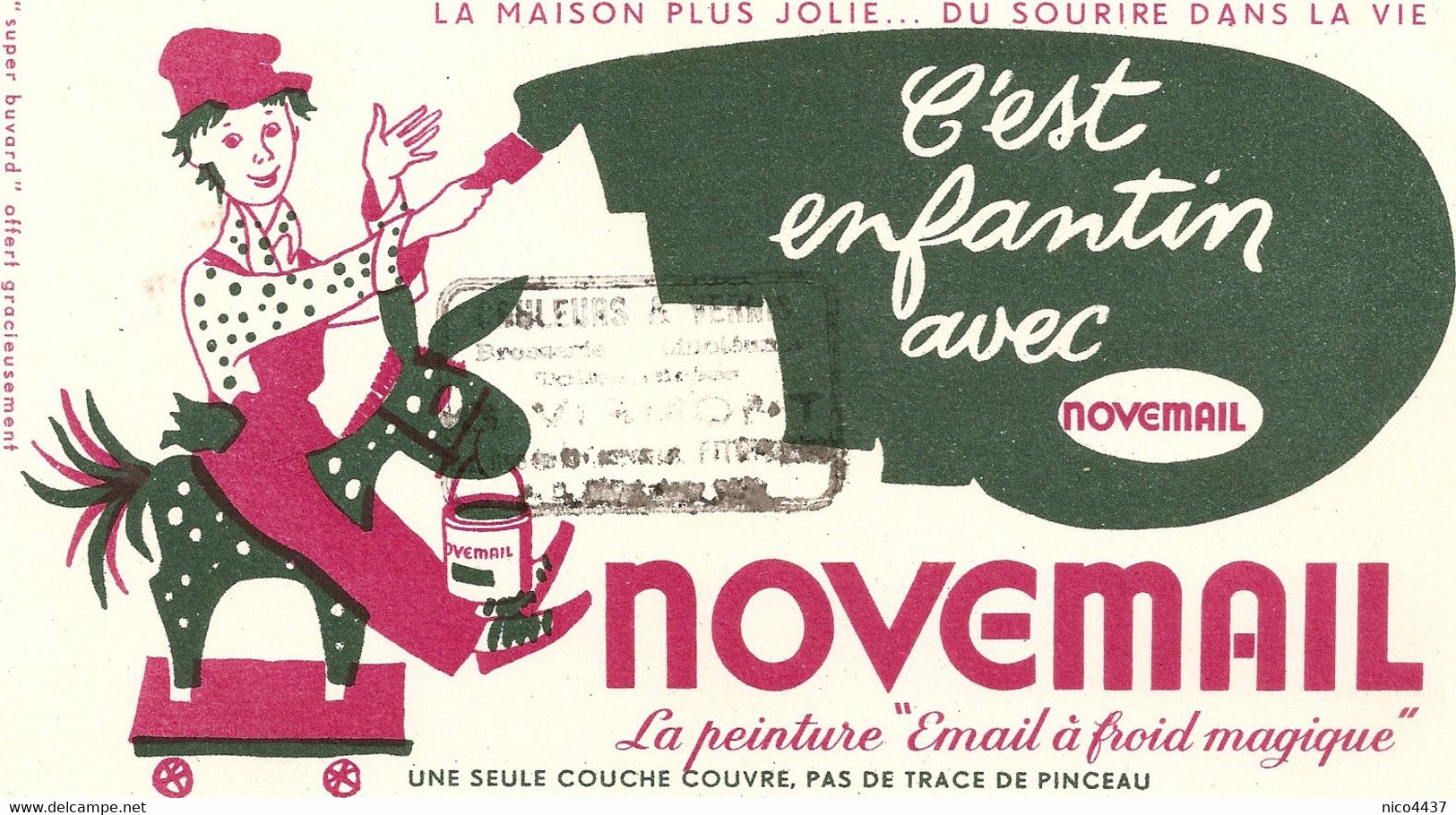 Buvard Peinture Novemail - Paints