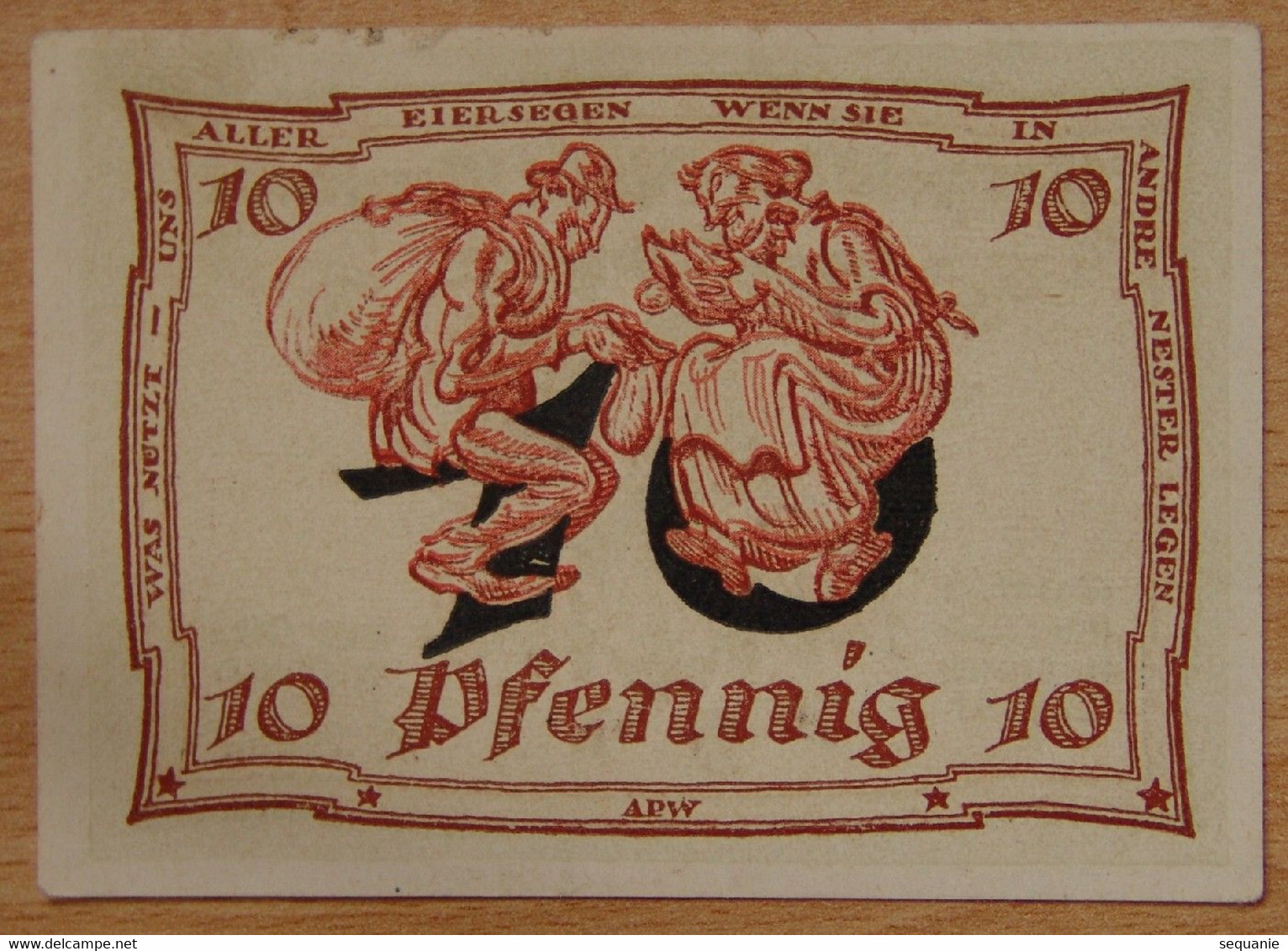 Allemagne Notgeld - 10 Pfennig - Arnstadt 1921 - Ohne Zuordnung