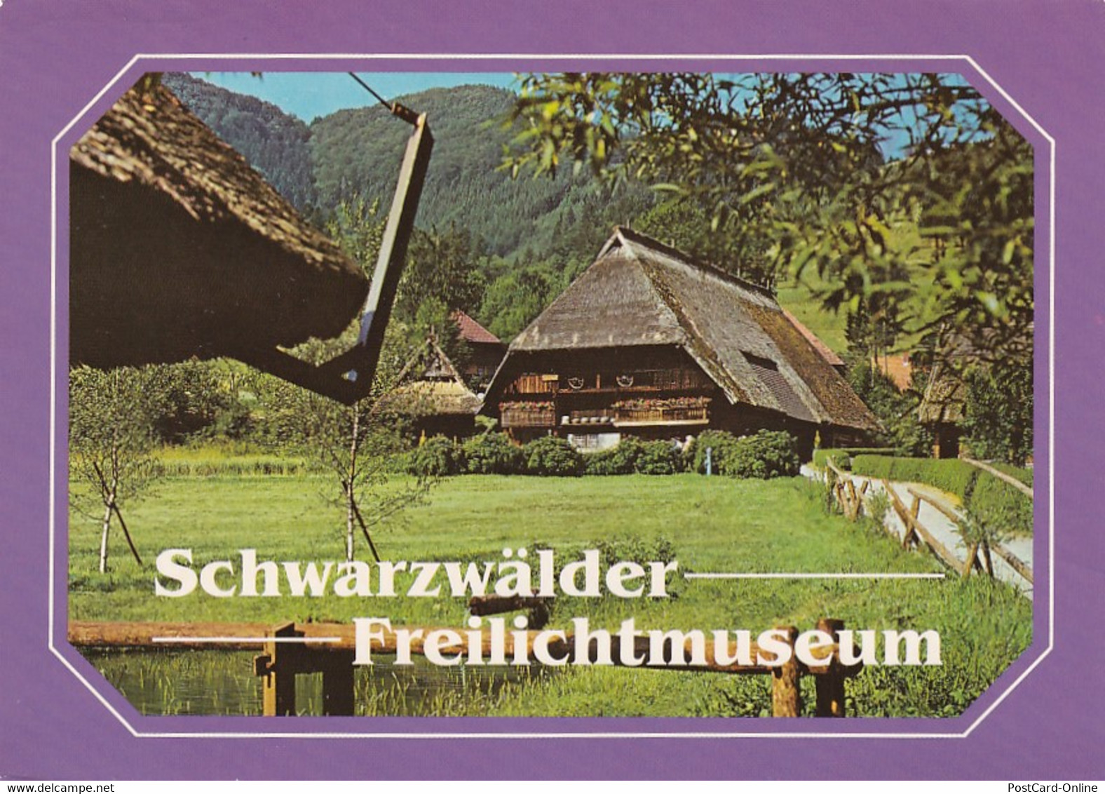 2864 - Deutschland - Gutach , Schwarzwaldbahn , Schwarzwälder Freilichtmuseum , Vogtsbauernhof - Gelaufen 1991 - Gutach (Schwarzwaldbahn)