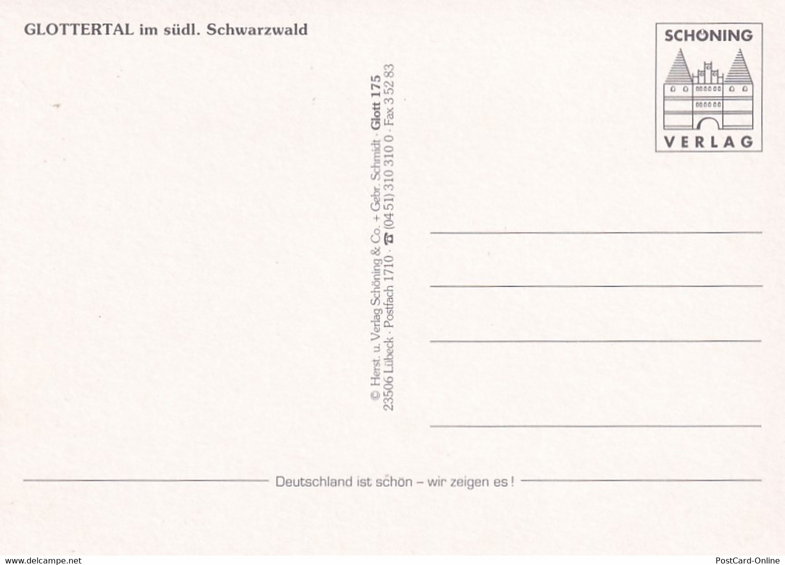 2887 - Deutschland - Glottertal Im Schwarzwald , Mehrbildkarte - Nicht Gelaufen - Glottertal