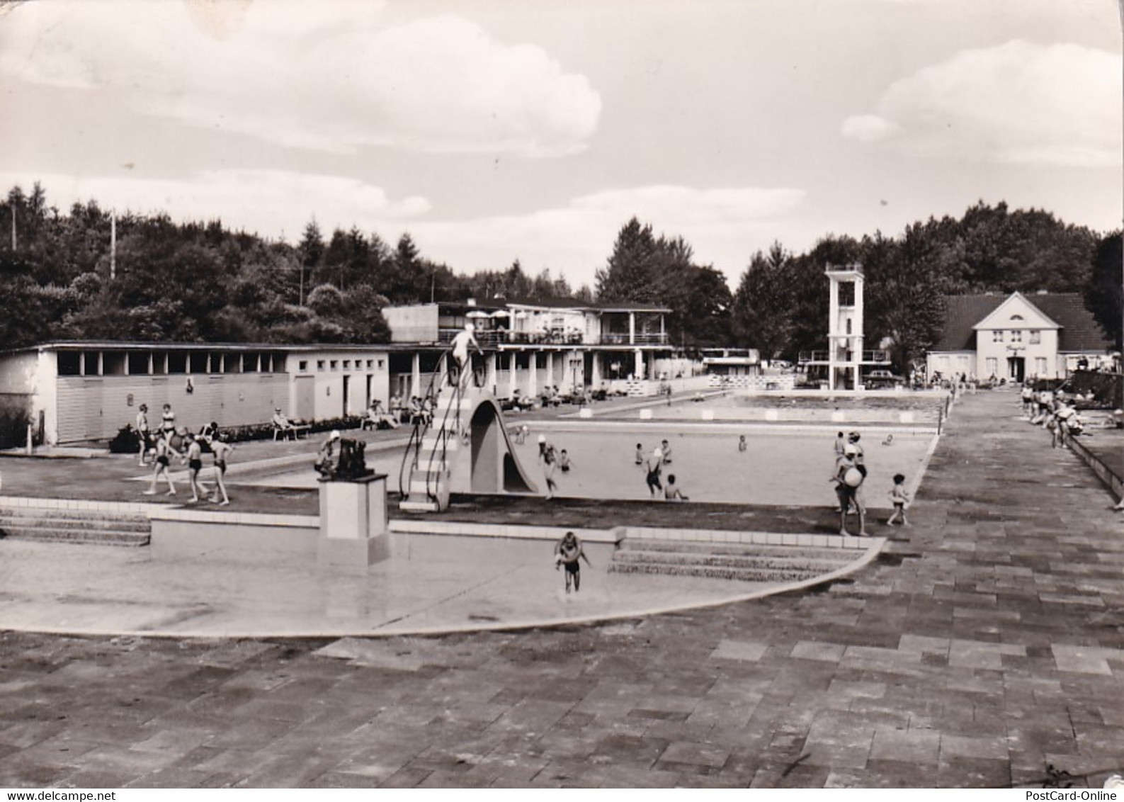 2905 - Deutschland - Schwelm I. W. , Im Kranz Der Grünen Berge , Schwimmbad , Freibad - Gelaufen 1971 - Schwelm