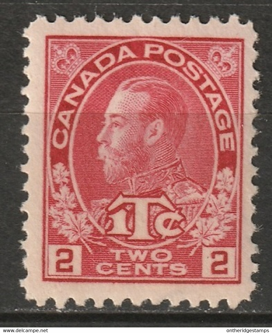 Canada 1916 Sc MR3  War Tax MLH* Die I - Impôts De Guerre