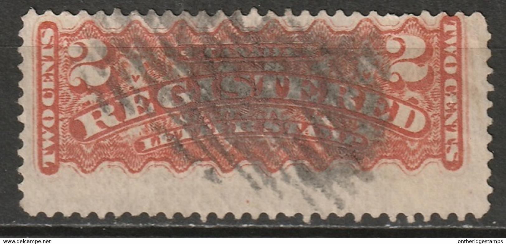 Canada 1875 Sc F1  Registration Used - Registration & Officially Sealed