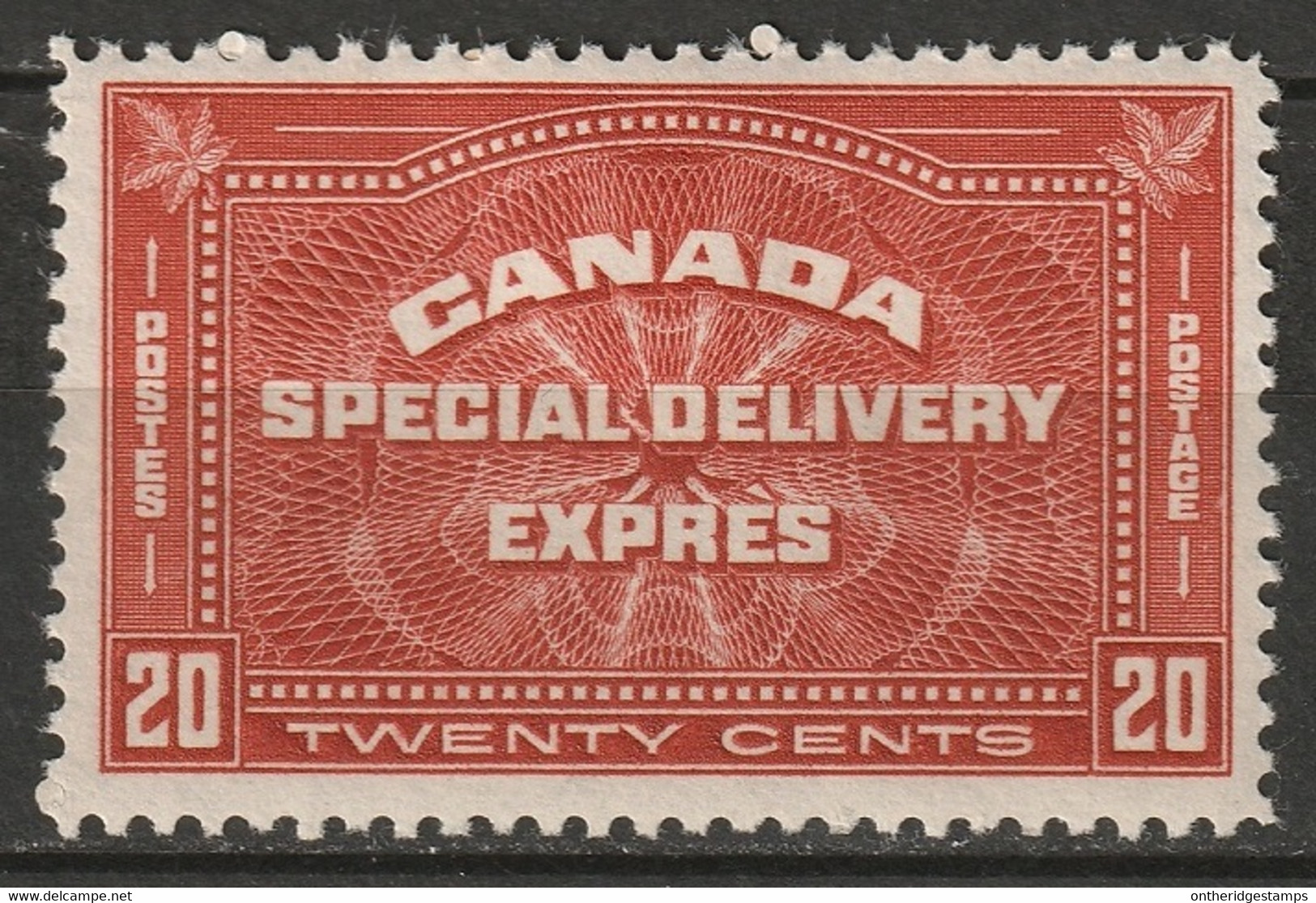 Canada 1930 Sc E4  Special Delivery MH* - Exprès