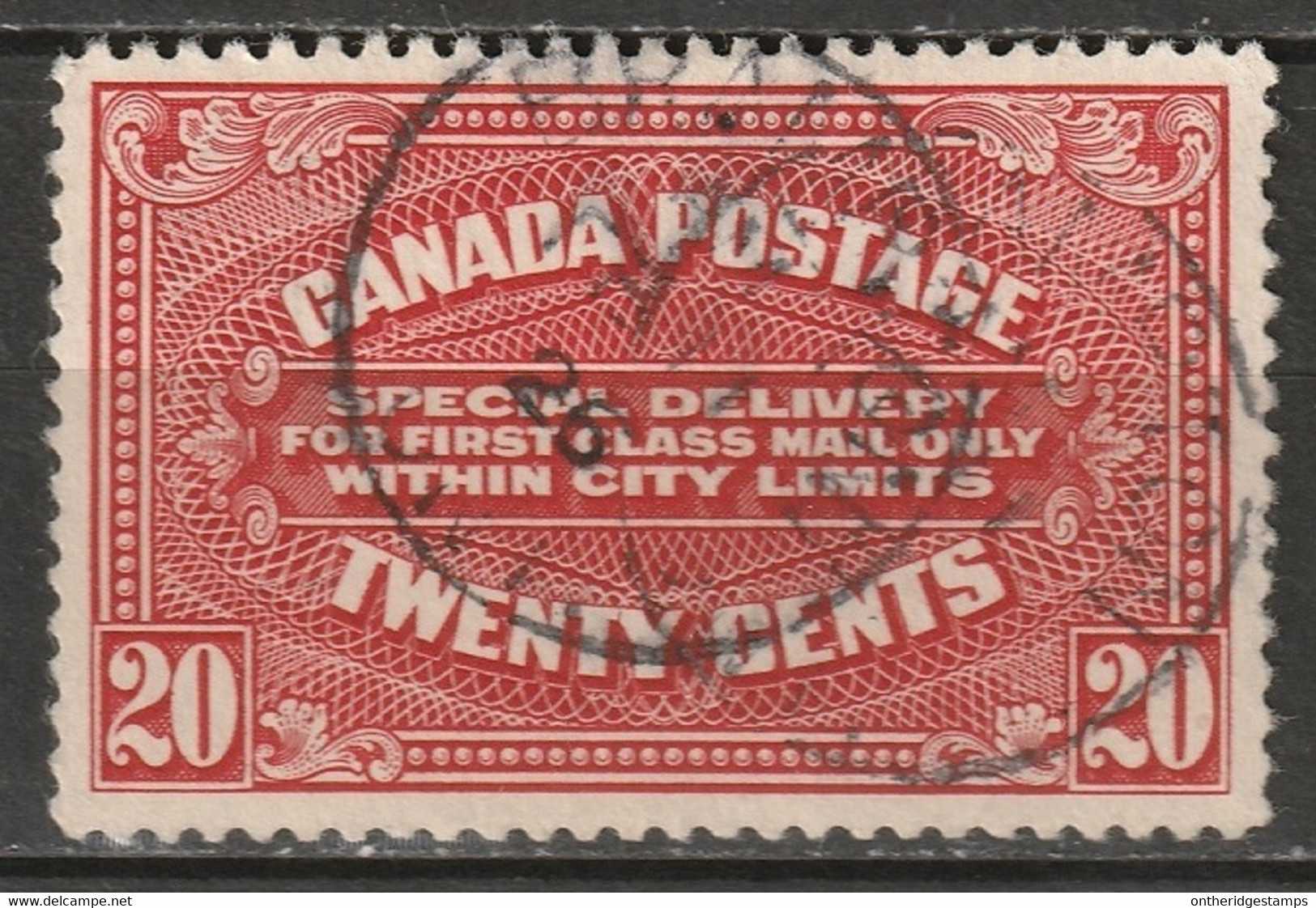 Canada 1922 Sc E2a  Special Delivery Used Brampton CDS - Espressi