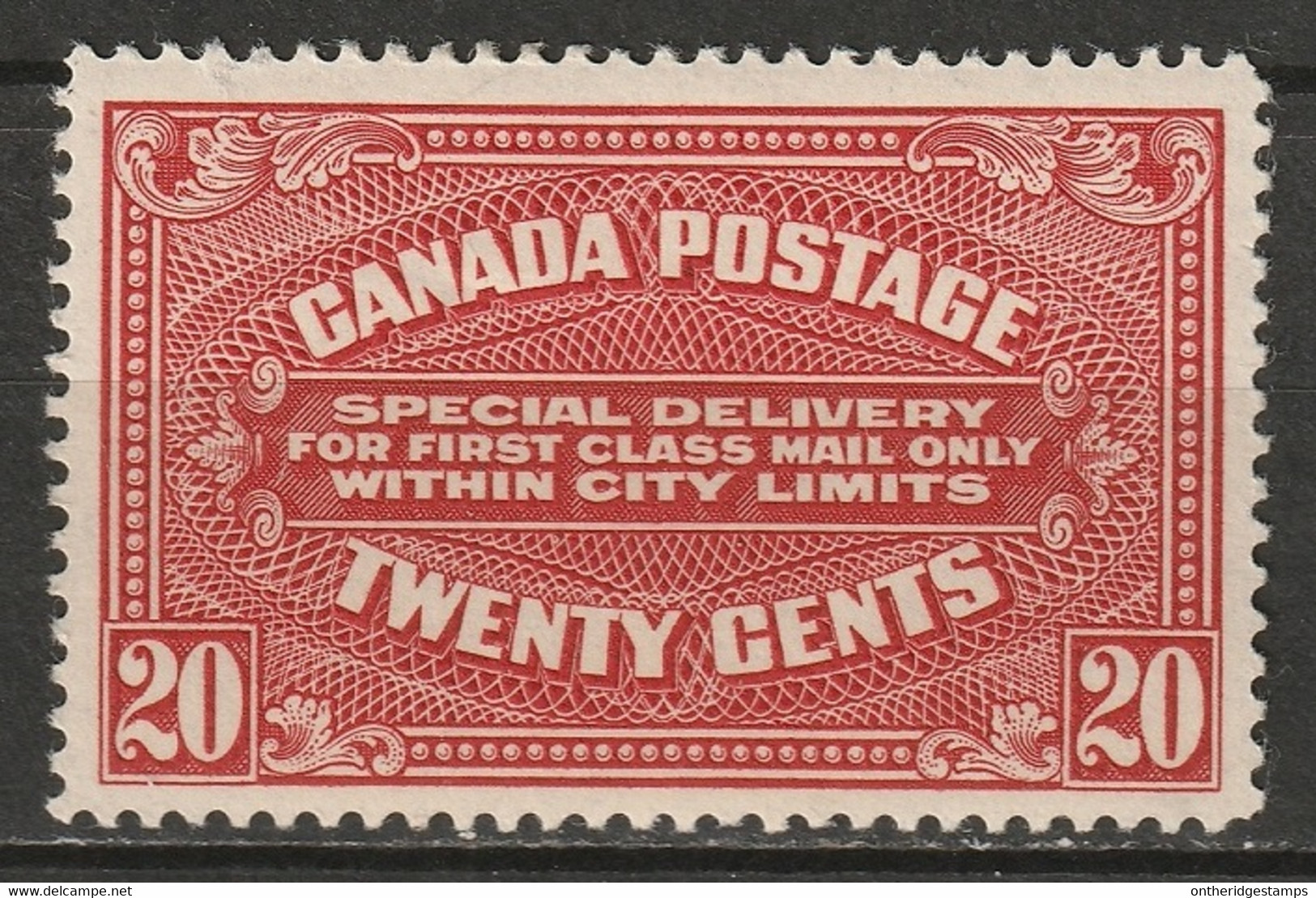 Canada 1922 Sc E2  Special Delivery MH* - Espressi