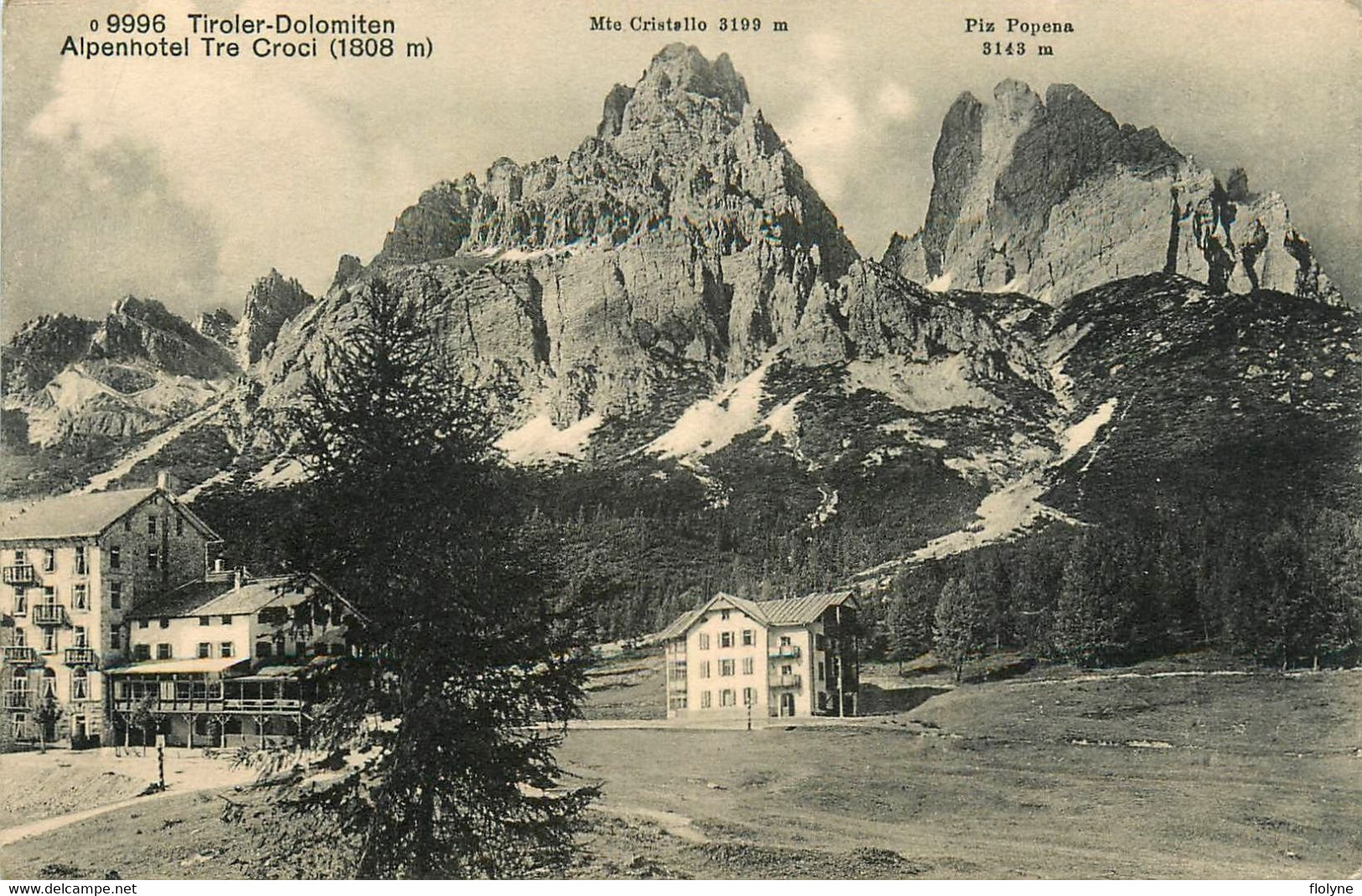 Cortina D'ampezzo - Alpenhotel TRE CROCI - Tiroler Dolomiten - Italie Italia - Belluno