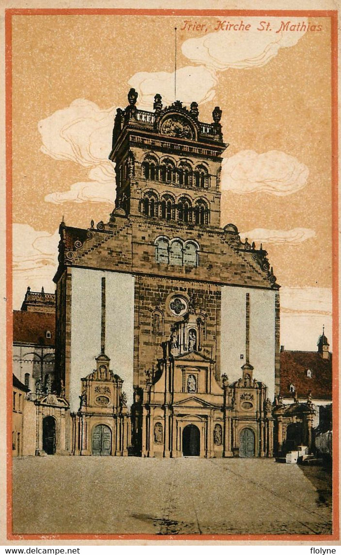 Trier - Trèves - Kirche St Mathias - Place église - Platz - Allemagne Germany - Trier