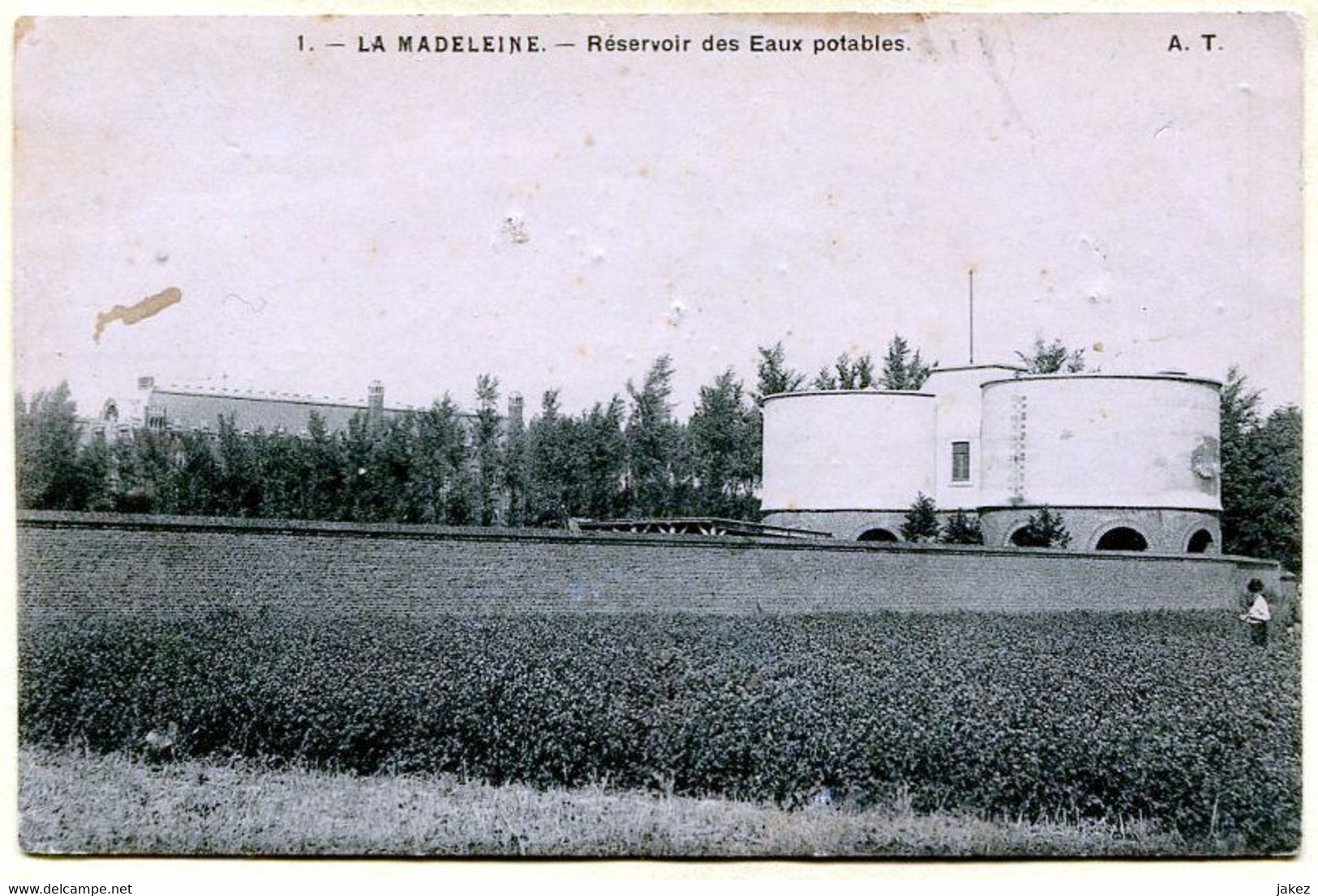 LA MADELEINE - Réservoir Des Eaux Potables. Ed. A.T. 1 - Other & Unclassified