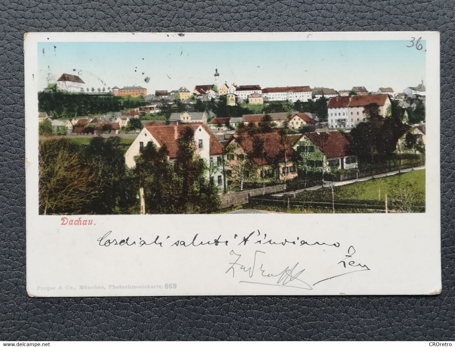 DACHAU Germany, Old Postcards (A1) - Dachau