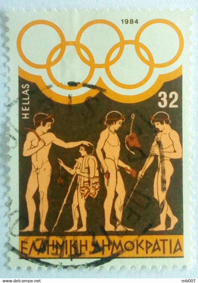 Grèce - Jeux Olympique Des Anges 1984 - Other & Unclassified