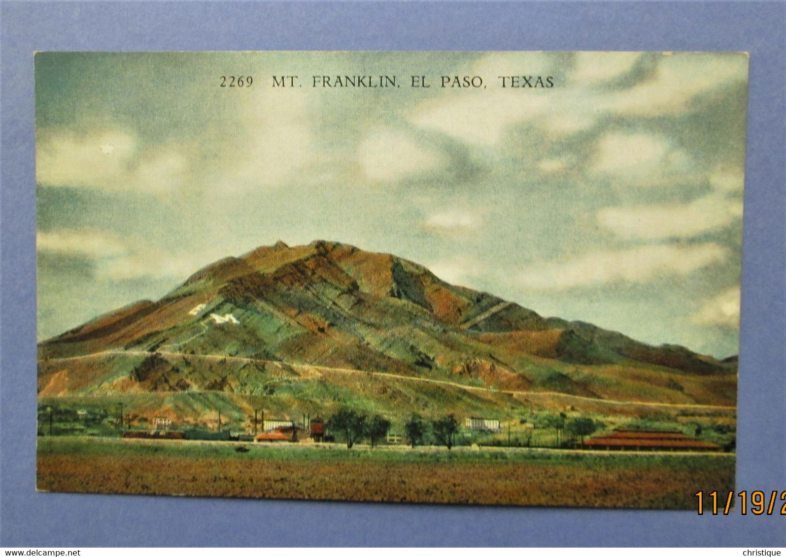 MT.  Franklin,  El Paso  Texas   1936-1945  Unused - El Paso
