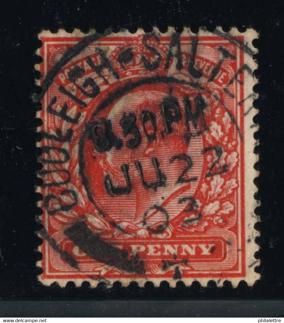 GB KEVII - SG219/20 1d RED CANCELLED BUDLEIGH - SALTERTON CDS (DEVON) - Used Stamps