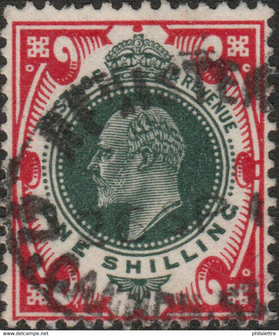 GB  KEVII 191? "47, CANNON ST, EC" Registered DS On SG 314 (SH) 1sh - Used Stamps