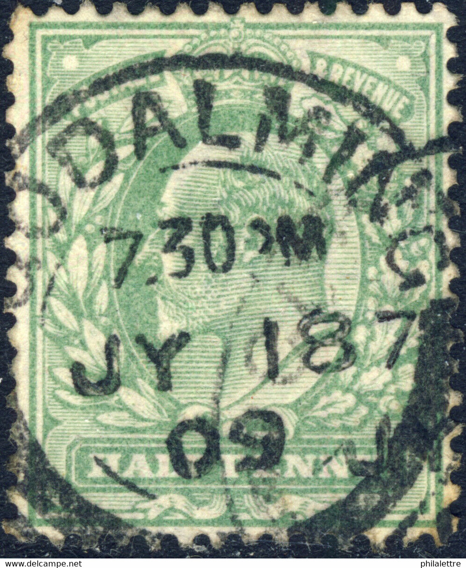 GB SG218 KEVII 1/2d Green Used "GODALMING " 1909 Double Circle DS - Oblitérés