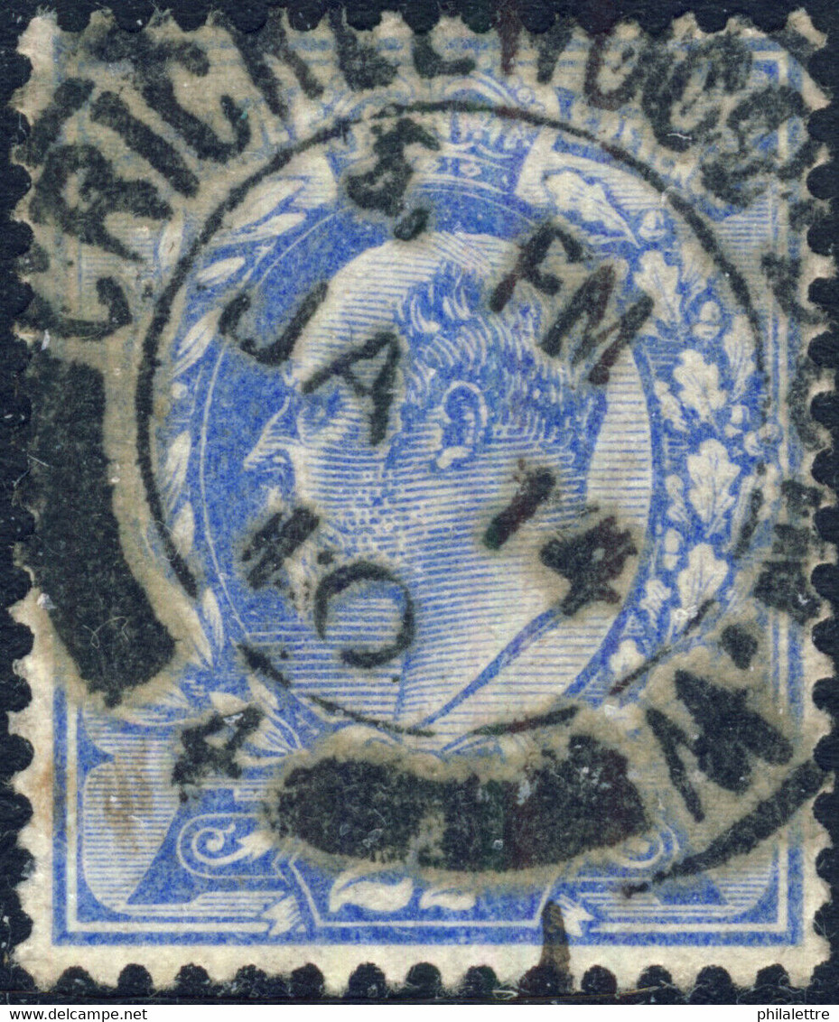 GB KEVII SG230 2-1/2d Used "CRICKELWOOD S.O.N.W. / 4" 1910 Double Circle DS - Gebraucht