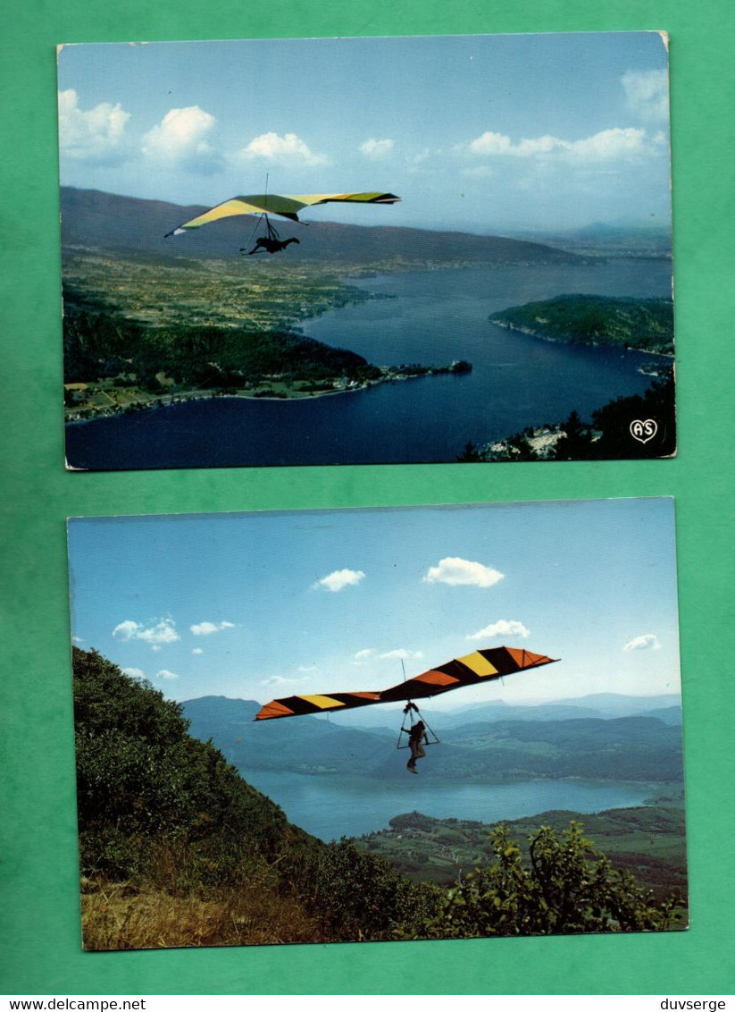 Parachutisme Parapente Delta Plane Ailes Delta Lot De 9 Cartes Postales Hang Gliding - Parachutting