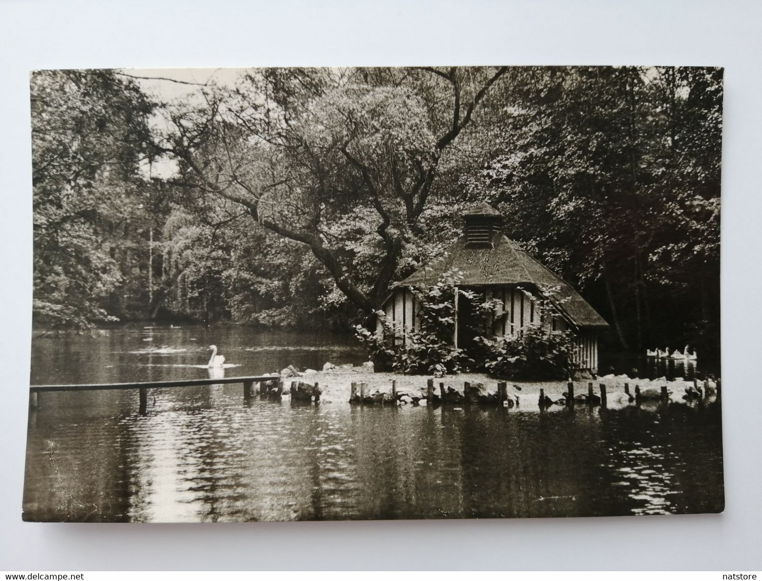 1967..GERMANY..VINTAGE POSTCARD WITH STAMPS..SCHWANNENTEICH - Eilenburg