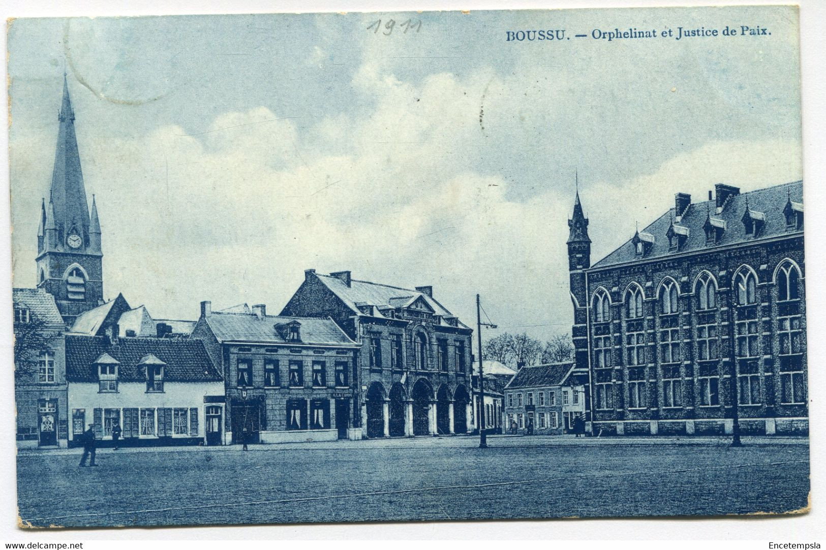 CPA - Carte Postale - Belgique - Boussu - Orphelinat Et Justice De Paix - 1911 (DG15409) - Boussu