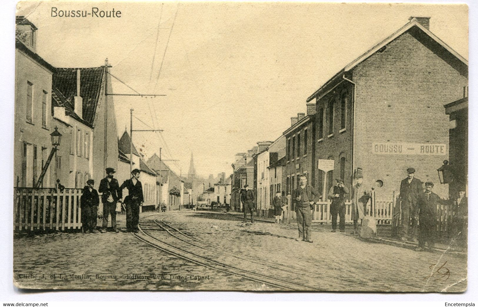 CPA - Carte Postale - Belgique - Boussu - Route  - 1906  (DG15412) - Boussu