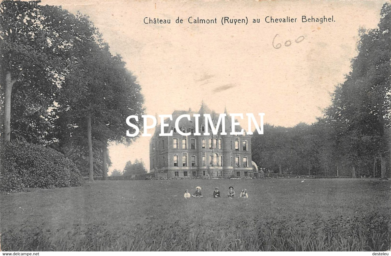 Château De Calmont Au Chevalier Behaeghel -  Ruien - Kluisberg - Mont-de-l'Enclus - Kluisbergen