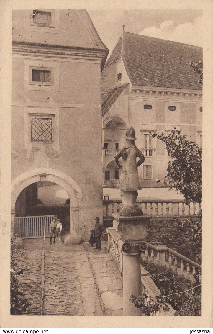 AK - NÖ - Rosenburg - Eingang Durch Den Wartturm - 1913 - Zugstempel - Horn