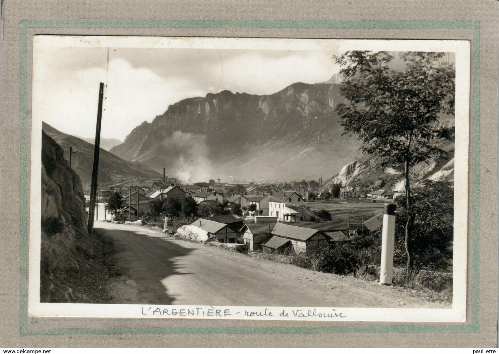 CPA - (05) L'ARGENTIERE - Aspect De L'entrée Du Bourg Par La Route De Vallouise En 1940 - L'Argentiere La Besse