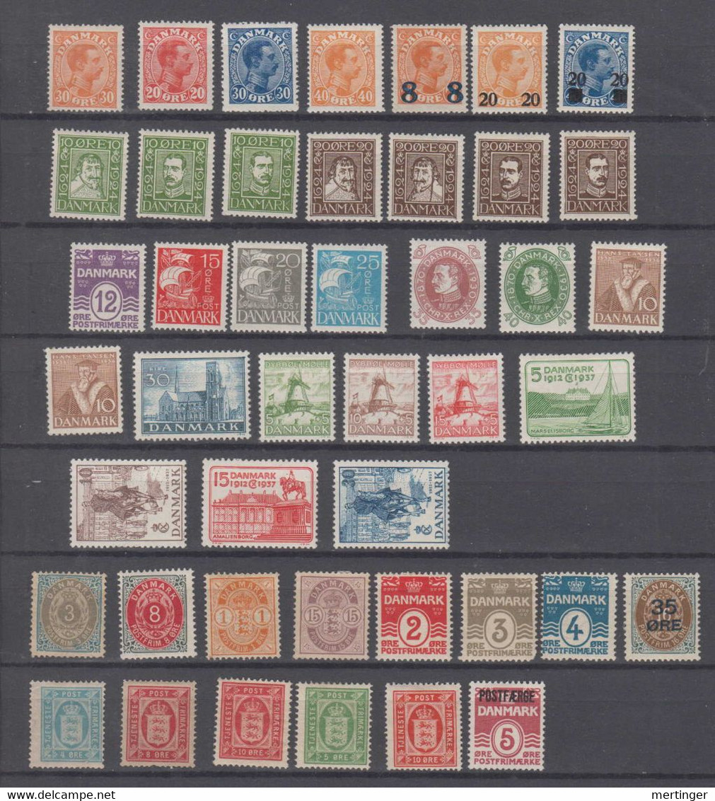 Dänemark Denmark Ca 1910-38 * Mint Collection - Collections