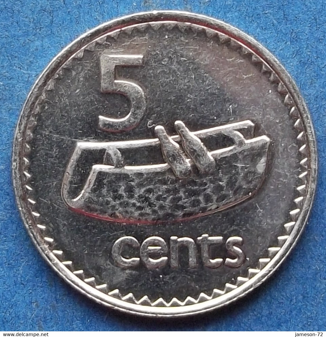 FIJI - 5 Cents 1990 KM# 51a Elizabeth II Decimal Coinage (1971) - Edelweiss Coins - Fiji