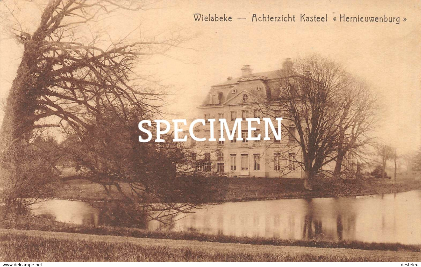 Achterzicht Kasteel Hernieuwenburg - Wielsbeke - Wielsbeke