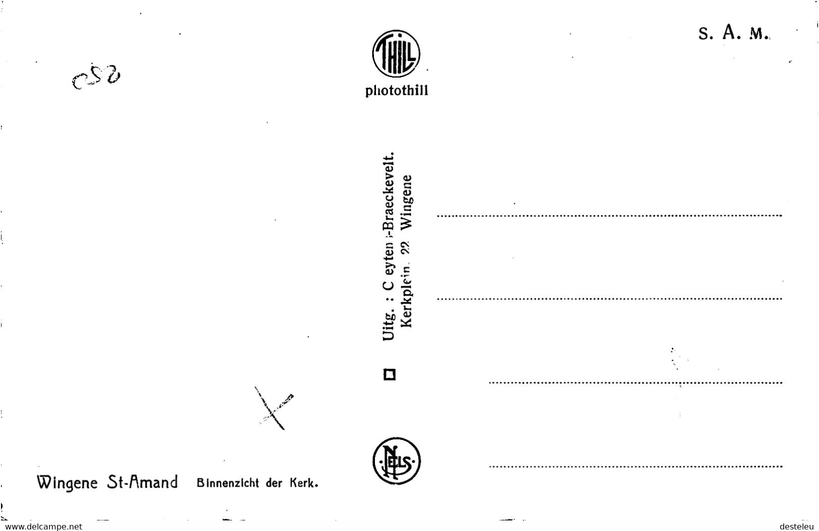 Binnenzicht Der Kerk - St-Amand - Wingene - Wingene