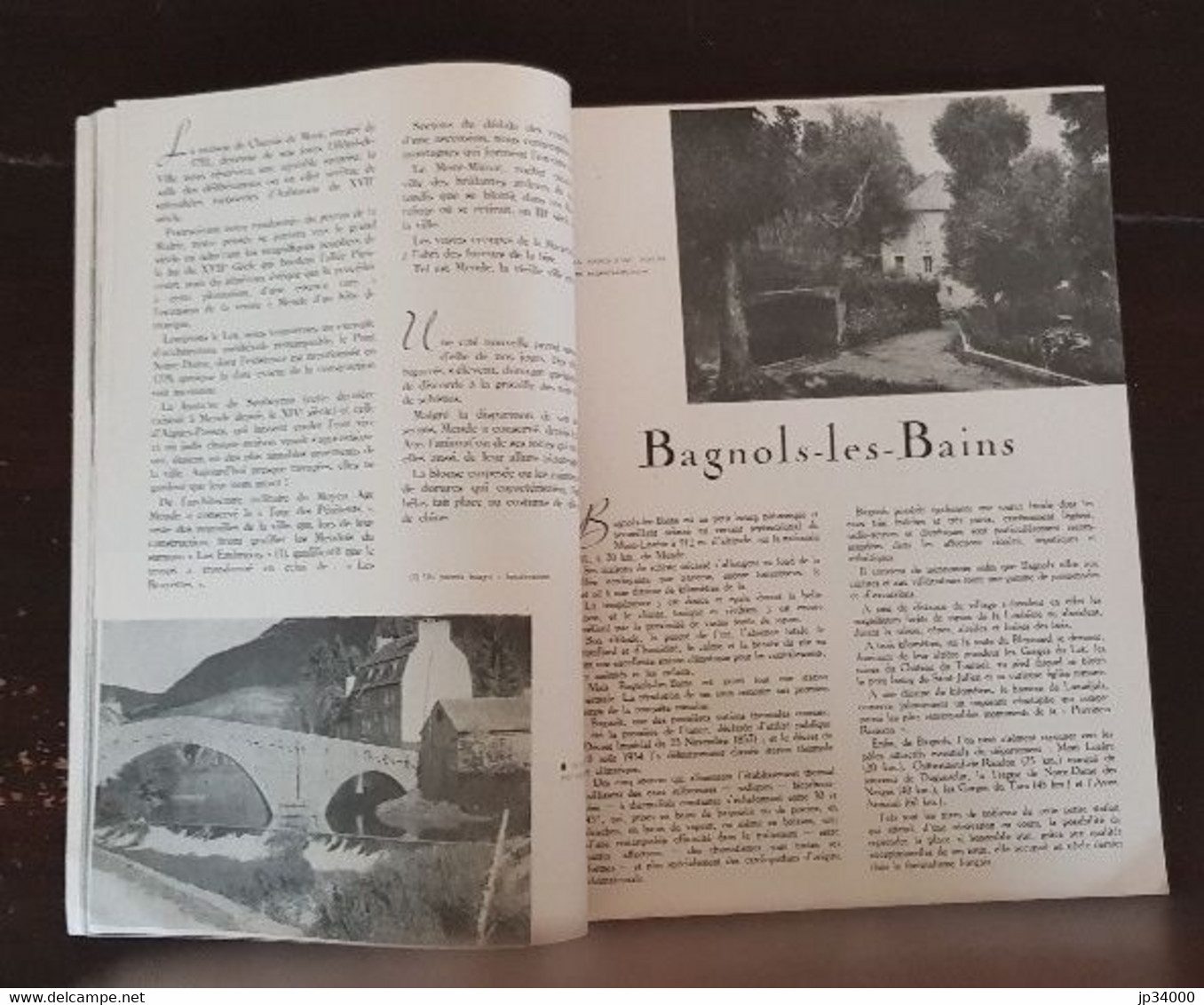 Du Chassezac Aux Gorges Du Tarn Par L'aubrac La Margeride Les Cevennes (1949) GARD, LANGUEDOC ROUSSILLON, OCCITANIE) - Languedoc-Roussillon