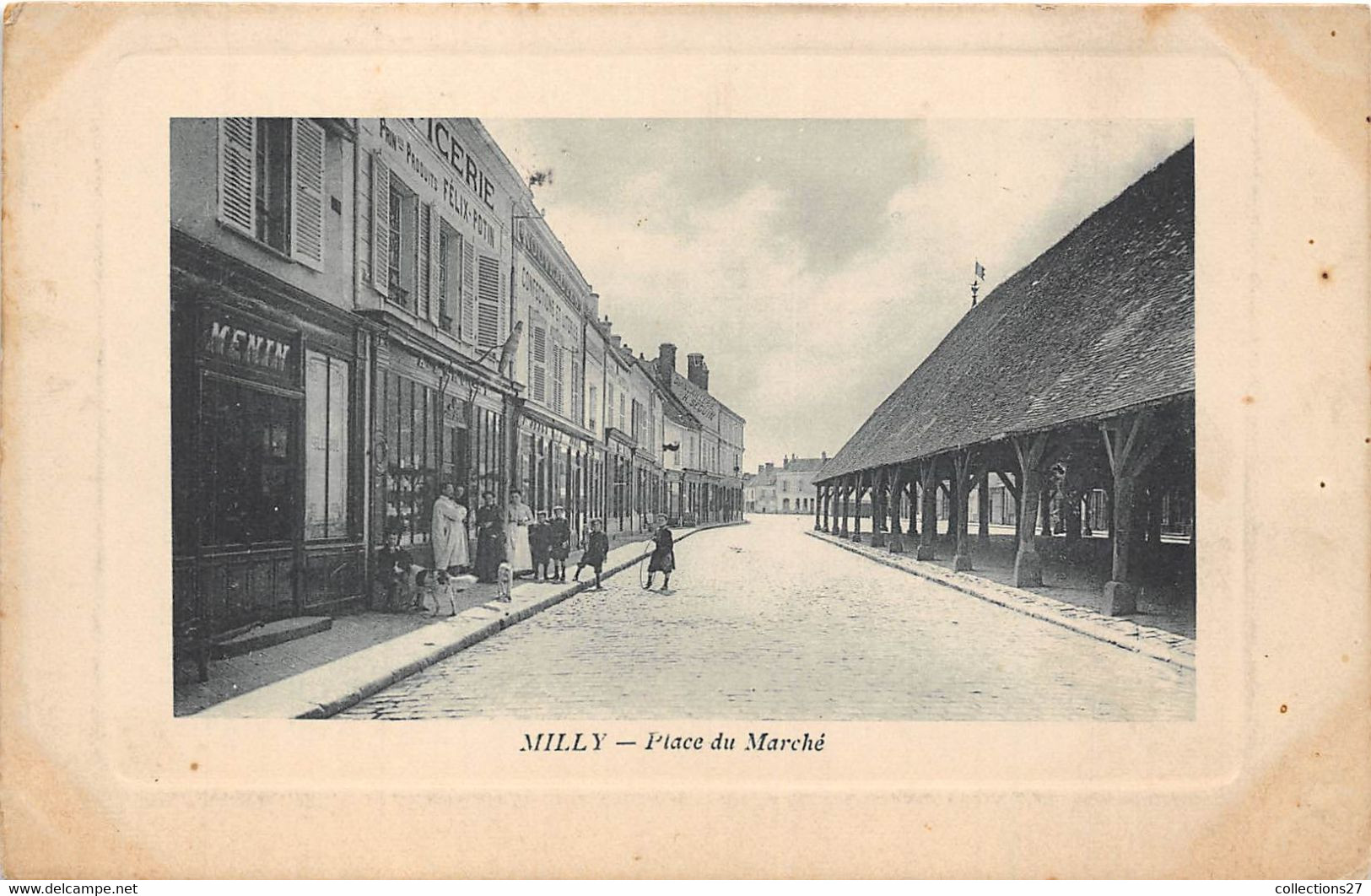 91-MULLY- PLACE DU MARCHE - Milly La Foret
