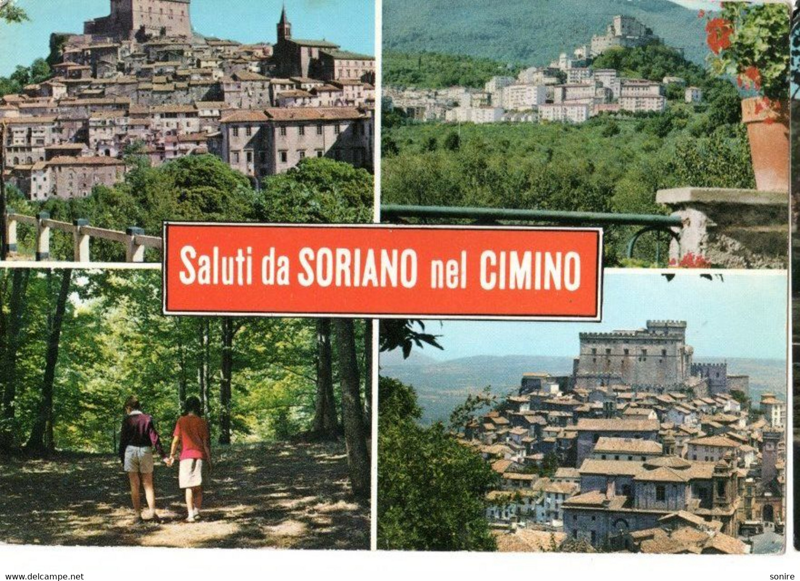 SALUTI DA SORIANO NEL CIMINO - VEDUTINE - ED.CECCHETTI - VITERBO - VG FG - C244 - Viterbo