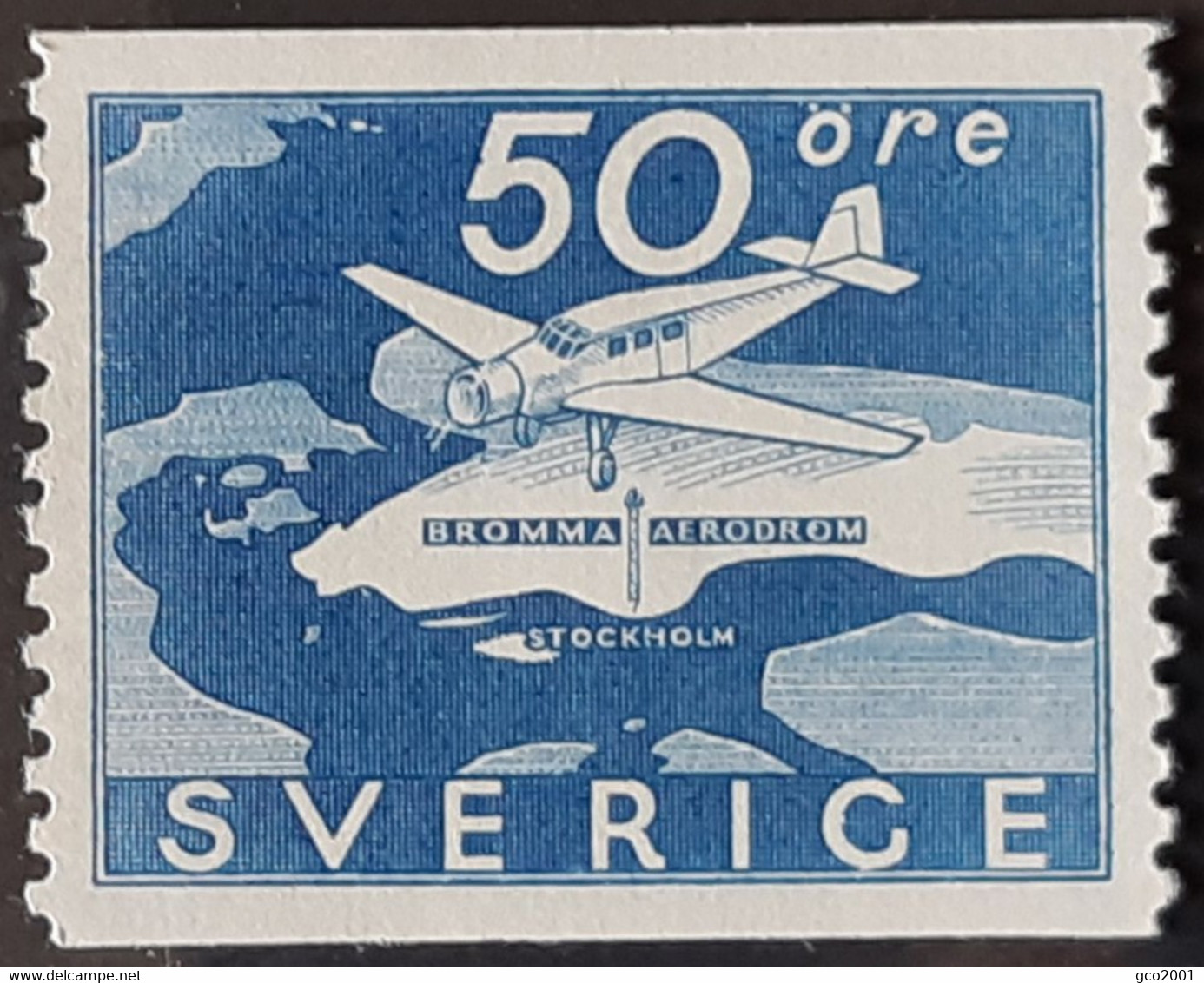 SUEDE / YT PA 6 / AVIATION - AVION - AÉROPORT BROMMA / NEUF * / MVLH - Unused Stamps