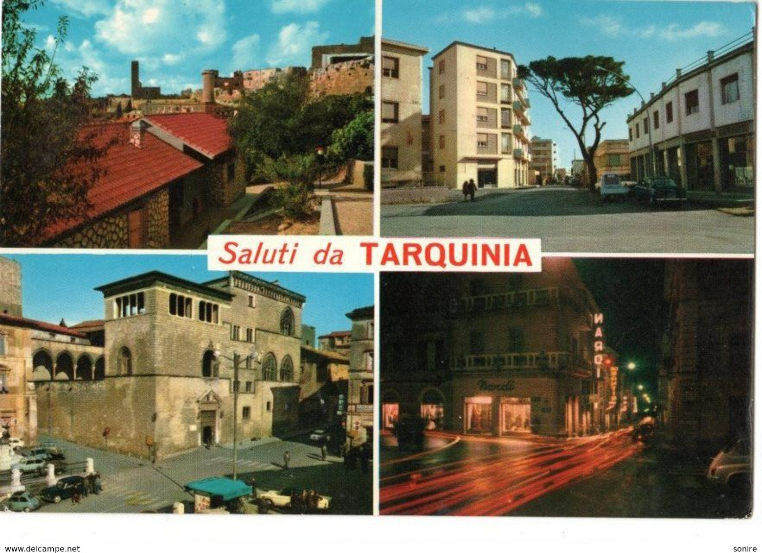 SALUTI DA TARQUINIA - VEDUTINE - VITERBO - VG FG - C256 - Viterbo