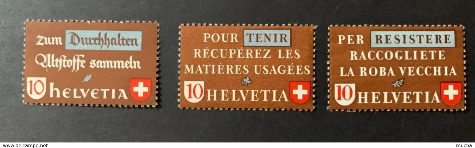 11259 - Timbres Pour La Récupération 1942 Nos Zst 254-256 Neuf MNH *** - Altri & Non Classificati